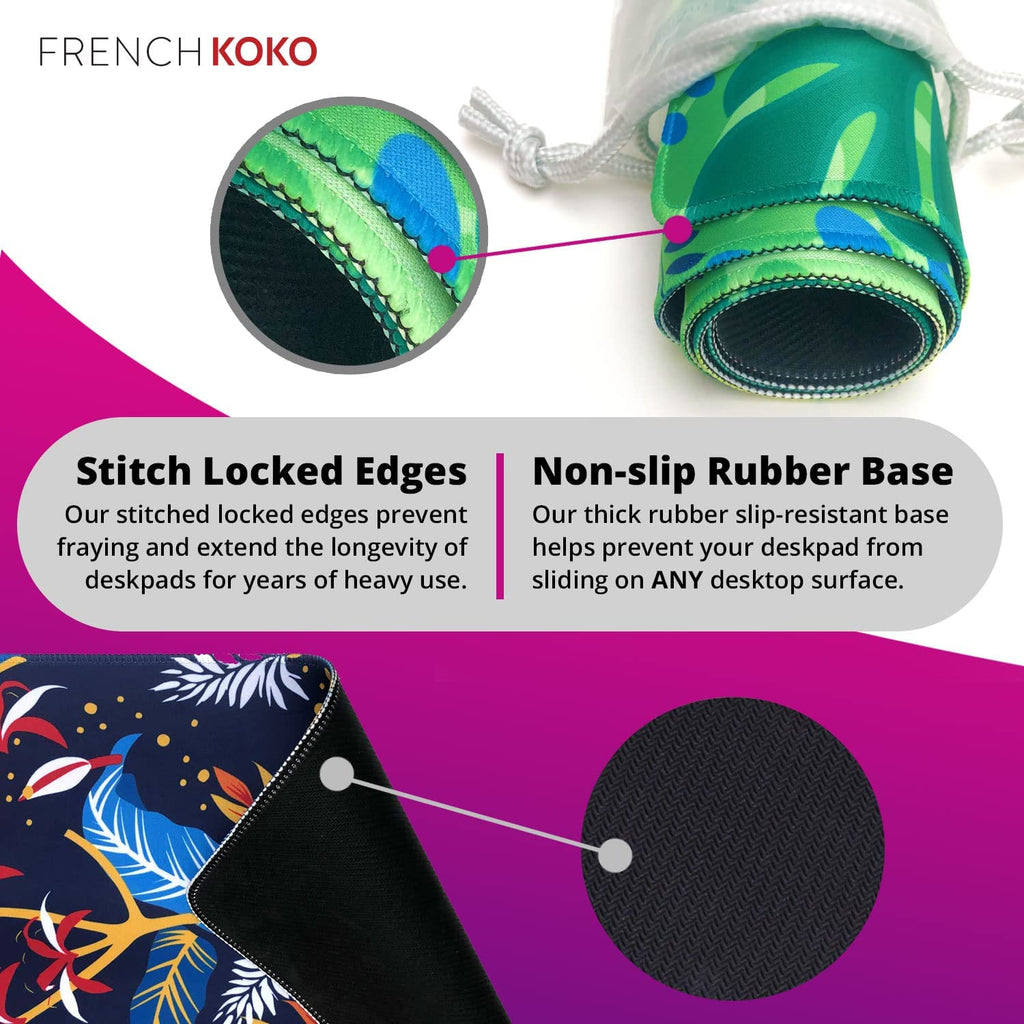 Large Desk Mat - XL Desk Pad Deskpad Deskmat Cute Girls Womens Desktop Protector Home Office Essentials Laptop Pad Mousepad